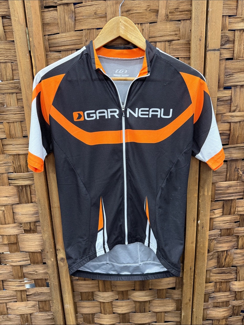 Garneau Men’s Black & Orange Cycling Jersey